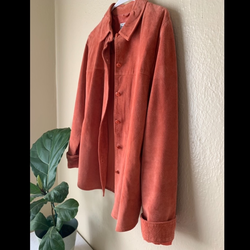 Vintage Pendleton 100% Leather Button Down - Picture 3 of 4
